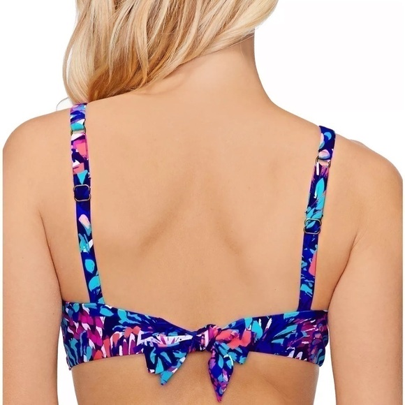 Island Escape Women's Costa Rica Underwire Bikini Top, Beach Bliss Multi New 6 - Picture 7 of 10
